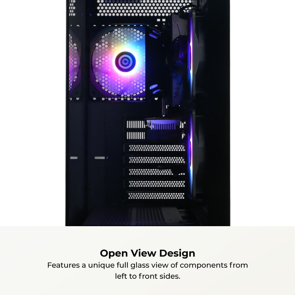 CYBERPOWERPC Gamer Master Gaming PC, AMD Ryzen 5 5500 3.6GHz, Radeon RX 6400 4GB, 16GB DDR4, 500GB PCIe Gen4 SSD, WiFi Ready & Windows 11 Home (GMA3100A)