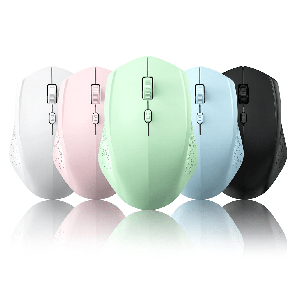Bluetooth 5.2 and 2.4G Wireless Gaming Mouse | Silent Rechargeable Dual-Mode