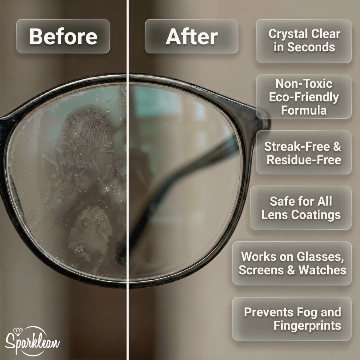 Sparklean® Original Cleaning Spray — Safe for jewelry, coatings & anti-fog